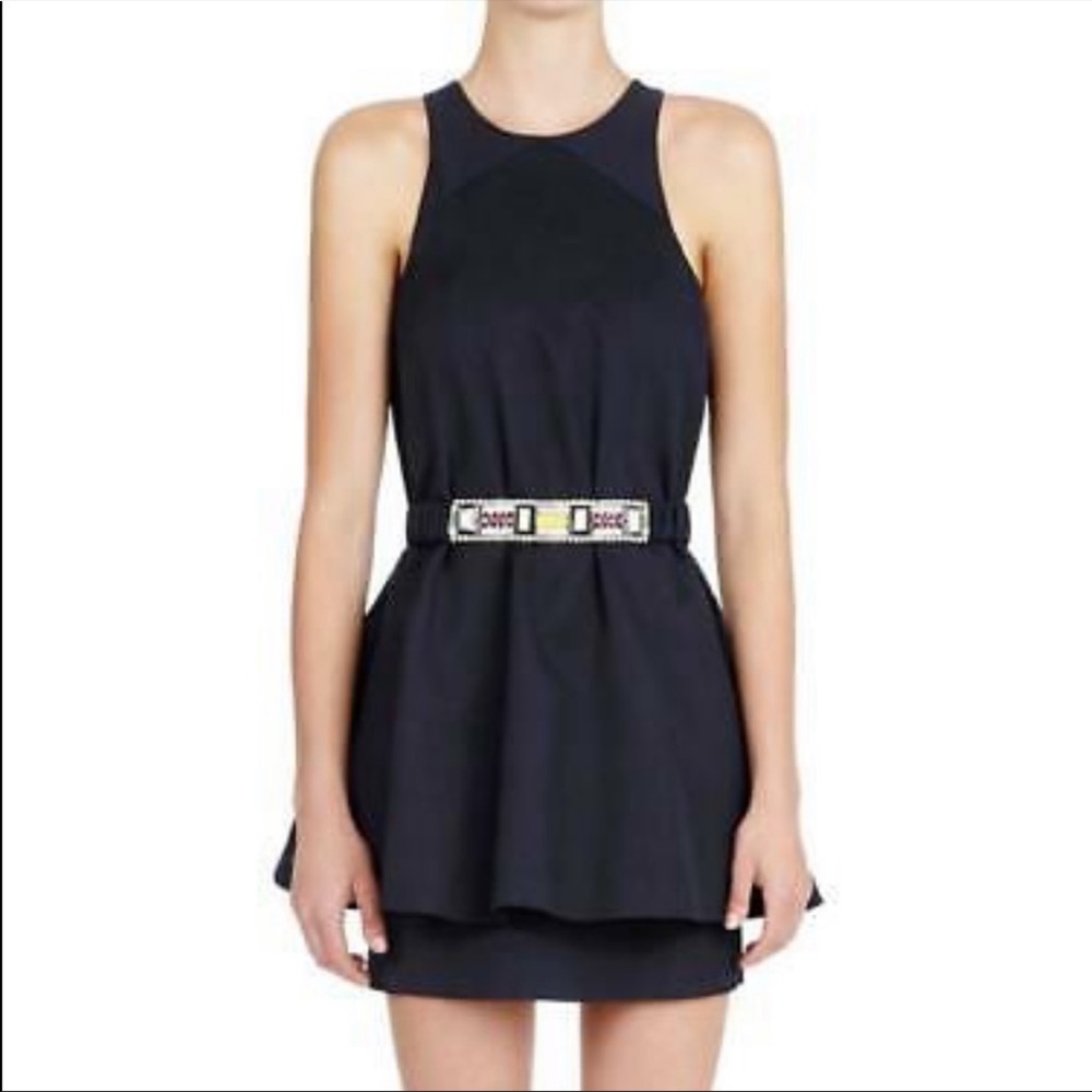 Sass and bide belted embellished dress